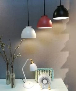 Meilleur prix ✨ Super Living Lampes à Poser Lampe à Poser Métal Noir Et Laiton H45cm 👍 -Luminaires Vintage Soldes lampe a poser metal noir et laiton h45cm 2