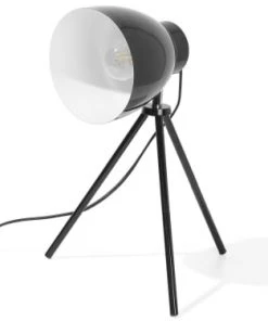 Meilleure affaire 😀 Beliani Lampes à Poser Lampe à Poser Noir ✔️