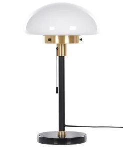 Le moins cher ⌛ Beliani Lampes à Poser Lampe à Poser Noir Et Blanc 😉