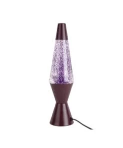 Coupon 🔥 Leitmotiv Lampes à Poser Lampe à Poser Pailletées H. 37 Cm Doré 🧨 -Luminaires Vintage Soldes lampe a poser pailletees h 37 cm violet 1