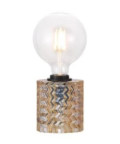 Sortie ❤️ Nordlux Lampes à Poser Lampe à Poser Verre Orange H12,8cm 🔔