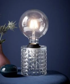 Les meilleures critiques de 😉 Nordlux Lampes à Poser Lampe à Poser Verre Transparent H12,8cm 😍 -Luminaires Vintage Soldes lampe a poser verre transparent h12 8cm 1