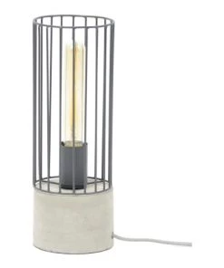 Le moins cher ❤️ Lampea Lampes à Poser Lampe à Poser Vintage En Métal Béton 34 Cm 😉