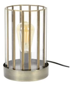 Meilleure vente 🧨 Lampea Lampes à Poser Lampe à Poser Vintage En Métal Et Verre D17 🔔