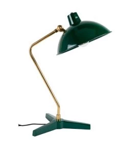 Grosses soldes 🧨 Dutchbone Lampes à Poser Lampe à Poser Vintage En Métal Vert 🎁