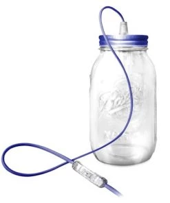 Grosses soldes 🛒 Fenel & Arno Lampes à Poser Lampe Bocal En Verre Bleu électrique 🔔