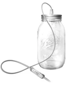 Coupon ⌛ Fenel & Arno Lampes à Poser Lampe Bocal En Verre Gris Clair ✔️ -Luminaires Vintage Soldes lampe bocal en verre gris clair 15