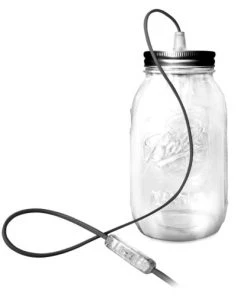 Offres 😍 Fenel & Arno Lampes à Poser Lampe Bocal En Verre Noir 🔔