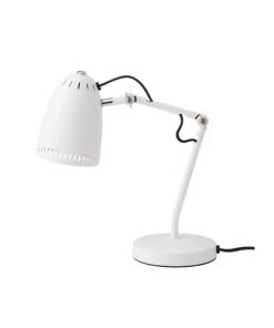 Coupon 🤩 Super Living Lampes à Poser Lampe De Bureau Réglable En Métal Blanc 🎉