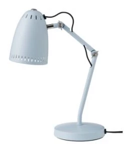 Meilleure affaire 👍 Super Living Lampes à Poser Lampe De Bureau Réglable En Métal Bleu Clair 🔔 -Luminaires Vintage Soldes lampe de bureau reglable en metal bleu clair 4