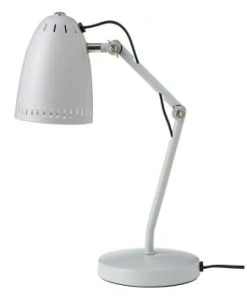 Meilleure affaire 👍 Super Living Lampes à Poser Lampe De Bureau Réglable En Métal Bleu Clair 🔔 -Luminaires Vintage Soldes lampe de bureau reglable en metal gris 4