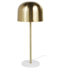 Acheter 🔥 Maisons Du Monde Lampes à Poser Lampe De Chevet En Métal Doré Et Marbre Blanc 😉