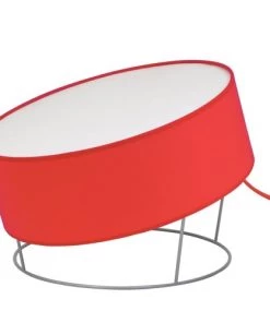 Acheter ✨ Keria Lampes à Poser Lampe De Sol En Fabric Rouge 🔥