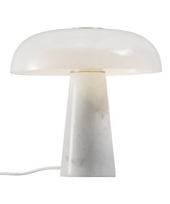 Acheter 😀 Design For The People Lampes à Poser Lampe De Table En Glass Blanc 🔔 -Luminaires Vintage Soldes lampe de table en glass blanc 2