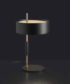 Acheter 🔔 Keria Lampes à Poser Lampe De Table En Métal Dore 😍 -Luminaires Vintage Soldes lampe de table en metal dore 6