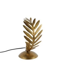 De gros 🥰 QAZQA Lampes à Poser Lampe De Table En Métal Doré/laiton 😍