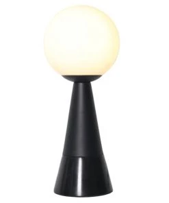 Grosses soldes 🥰 Keria Lampes à Poser Lampe De Table En Métal Noir 🤩