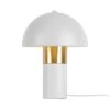 Coupon 🔥 Present Time Lampes à Poser Lampe De Table Seta Métal Blanc ✨