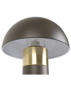 Budget ❤️ Present Time Lampes à Poser Lampe De Table Seta Métal Taupe ⭐ -Luminaires Vintage Soldes lampe de table seta metal taupe 2