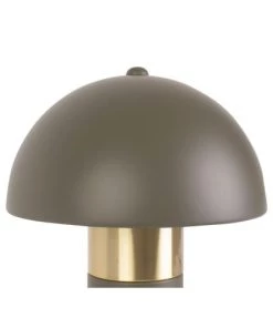 Budget ❤️ Present Time Lampes à Poser Lampe De Table Seta Métal Taupe ⭐ -Luminaires Vintage Soldes lampe de table seta metal taupe 3
