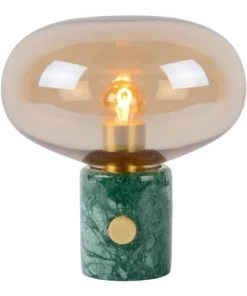 Tout neuf 🎁 Lampea Lampes à Poser Lampe De Table Vintage En Marbre Ambre Ø 23 Cm 🔔 -Luminaires Vintage Soldes lampe de table vintage en marbre ambre oe 23 cm 2