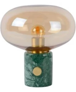 Tout neuf 🎁 Lampea Lampes à Poser Lampe De Table Vintage En Marbre Ambre Ø 23 Cm 🔔 -Luminaires Vintage Soldes lampe de table vintage en marbre ambre oe 23 cm 5