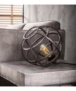 Budget ❤️ Lampea Lampes à Poser Lampe De Table Vintage En Métal Cuivré D33 😍 -Luminaires Vintage Soldes lampe de table vintage en metal cuivre d33 2