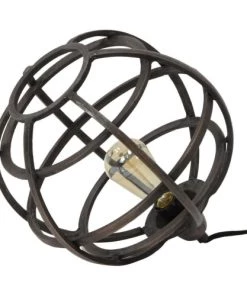 Budget ❤️ Lampea Lampes à Poser Lampe De Table Vintage En Métal Cuivré D33 😍