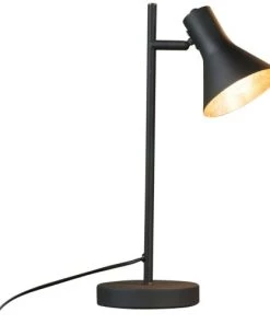 Vente flash 😀 Lampea Lampes à Poser Lampe De Table Vintage En Métal Noir 🌟