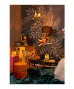 Offres 🎁 Lampea Lampes à Poser Lampe De Table Vintage En Verre Ambre Ø 13 Cm ⌛ -Luminaires Vintage Soldes lampe de table vintage en verre ambre oe 13 cm 4