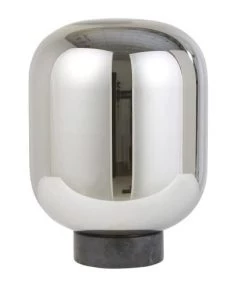 Budget 😍 Maisons Du Monde Lampes à Poser Lampe Globe En Verre Chromé Et Marbre Noir 🥰