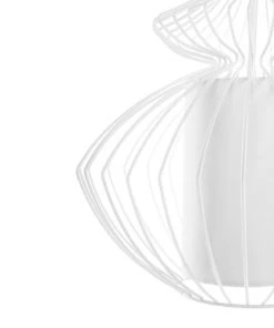 Nouveau 🎁 Beliani Suspensions Lampe Suspension Blanche ⌛ -Luminaires Vintage Soldes lampe suspension blanche 5