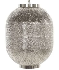 Meilleure affaire 🛒 Beliani Suspensions Lampe Suspension En Nickel 🎉