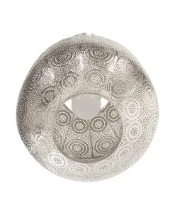 Meilleure affaire 🛒 Beliani Suspensions Lampe Suspension En Nickel 🎉 -Luminaires Vintage Soldes lampe suspension en nickel 4