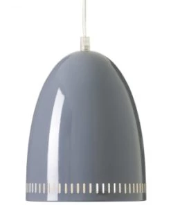 Le moins cher 🛒 Super Living Suspensions Lampe Suspension Vert Pomme Mat ✔️ -Luminaires Vintage Soldes lampe suspension grise 4