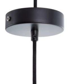 Budget 😉 Beliani Suspensions Lampe Suspension Noir Et Doré 🤩 -Luminaires Vintage Soldes lampe suspension noir et dore 5