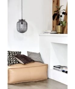 Coupon 🛒 House Doctor Suspensions Lampe Suspension Vintage En Verre Gris 30cm 🧨 -Luminaires Vintage Soldes lampe suspension vintage en verre gris 30cm 3