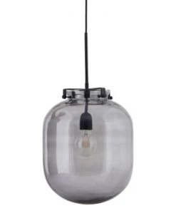 Coupon 🛒 House Doctor Suspensions Lampe Suspension Vintage En Verre Gris 30cm 🧨 -Luminaires Vintage Soldes lampe suspension vintage en verre gris 30cm 4