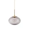 Sortie 😀 House Doctor Suspensions Lampe Suspension Vintage En Verre Gris Small 22cm 😉