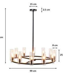 Meilleure vente 💯 Kare Design Lustres Lustre En Acier Et Verre D99 👍 9 Meilleure vente 💯 Kare Design Lustres Lustre En Acier Et Verre D99 👍 -Luminaires Vintage Soldes lustre en acier et verre d99 4
