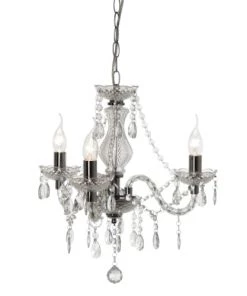 Meilleur prix 🥰 Keria Lustres Lustre En Métal Argenté ✨