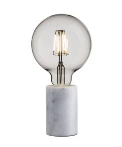 Promo ❤️ Nordlux Lampes à Poser Pied De Lampe En Marble Blanc 🔥