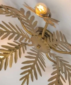 Meilleure vente 🧨 QAZQA Suspensions Plafonnier En Acier Doré/laiton 🛒 -Luminaires Vintage Soldes plafonnier en acier dore laiton 10