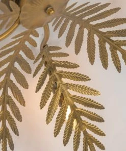 Meilleure vente 🧨 QAZQA Suspensions Plafonnier En Acier Doré/laiton 🛒 -Luminaires Vintage Soldes plafonnier en acier dore laiton 9