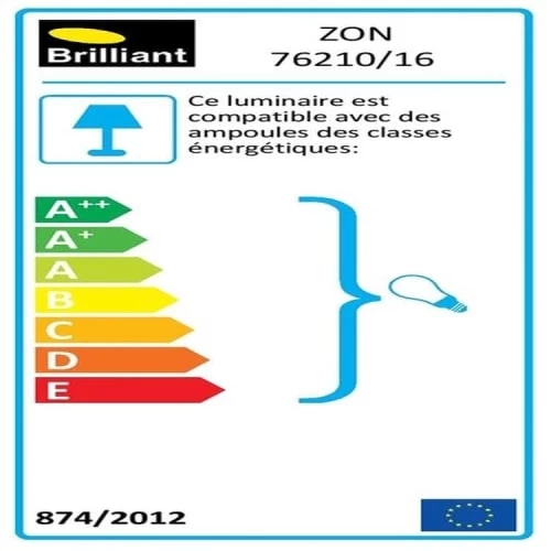 Remise 🔥 Brilliant Suspensions Plafonnier Ou Applique Murale Métal Or/verre D30cm 🤩 3 Remise 🔥 Brilliant Suspensions Plafonnier Ou Applique Murale Métal Or/verre D30cm 🤩 – Image 3