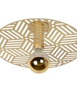 Nouveau 🔥 Lampea Suspensions Plafonnier Vintage En Acier Or Mat Ø 40 Cm 🎁 -Luminaires Vintage Soldes plafonnier vintage en acier or mat oe 40 cm 2