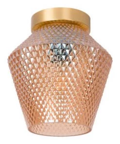 Bon marché 🥰 Lampea Suspensions Plafonnier Vintage En Verre Fumé 22,5 Cm 🛒 -Luminaires Vintage Soldes plafonnier vintage en verre ambre 22 5 cm