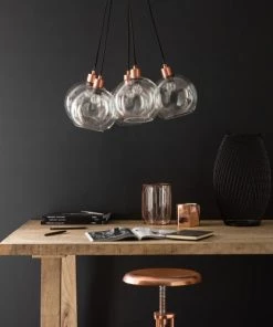 Offres 🌟 Maisons Du Monde Suspensions Suspension 5 Globes En Verre Et Métal Cuivré ⭐ -Luminaires Vintage Soldes suspension 5 globes en verre et metal cuivre 1000 8 8 165197 6