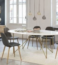 Acheter ❤️ Maisons Du Monde Suspensions Suspension 5 Globes En Verre Fumé Noir Et Ambré 😍 -Luminaires Vintage Soldes suspension 5 globes en verre fume noir et ambre 1000 3 40 189706 2