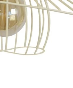 Budget 😀 Tosel Suspensions Suspension Acier CrÃ¨me 🛒 -Luminaires Vintage Soldes suspension acier cra me 2